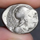 Eagle Chariot Denarius 87bc Ancient Roman Republic Silver Coin Dossenus Minerva