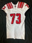 2021 Nc State Wolfpack Game Used Football Jersey White  73 Adidas 2xl