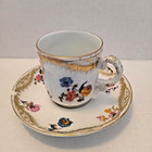 Antique Demi Cup saucer  made For The Penn  R r  By L Straus   Sons  Ny-austria 