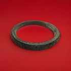 Ancient Bronze Ring With Patterns 500-200bce Possibly Currency