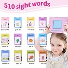 510 Sight Words Talking Flash Cards Toddler Toys Pocket Speech For Toddlers 