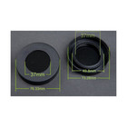 2pcs Sunspot Objective Lens Solar Film Binocular Telescope Filter Film Max 73mm