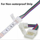 2 3 4 5 Pin Led Strip Connector F 8 10 12mm 3528 5050 5630 Rgb Led Light To Wire