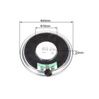 2pcs Round Internal Magnet Speaker Loudspeaker 8 Ohm 2w 1 5 Inch Dia Steel Shell