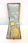 Rare Antique Boxed Set Dance Card Compact Button Hook