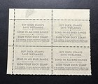 Wtdstamps -  rw43 1976 Plate  Block - Us Federal Duck Stamp - Mint Og Nh