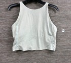 Lululemon Sports Bra Womens Size 10 Mint Longline High Neck Yoga Top Lw1dkes 0