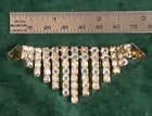 Vintage 1940s-50s Aurora Borealis Crystal Rhinestone Shoe Clip - Set Of 2