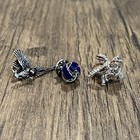 3 Pieces Lapel Pin Set Fancy Men Suit Brooches