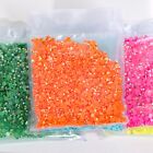 5000pcs 4mm Ss16 Jelly Ab Crystal Flatback Resin Round Rhinestones Glue On Gems