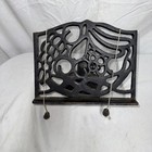 Cast Iron Antique Vintage Black Adjustable Recipe Book Bible Music Stand Holder