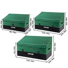 Vevor Outdoor Storage Box Patio Deck Box 100-230 Gallon Waterproof Pe Tarpaulin