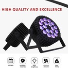 Shehds 6pcs Led Stage Light 18x18w Rgbwa Uv Par Lighting Dmx Dj Disco Ktv