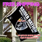 Raiders Flag 3x5 Las Vegas Banner  raider Nation  New Free Shipping Us Seller