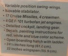 Monogram Us Airforce Rockwell B-1 B Lancer Strategic  Bomber 1 72 Model Kit 5605