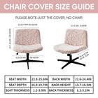 Stretch Criss Cross Chair Cover Dining Room Elastic Office Bar Chair Slipcovers