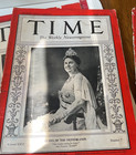 Three Vintage Time Magazines - July  August  September 1935