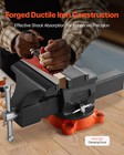 8  Bench Vise Multipurpose Heavy Duty Ductile Iron Swivel Locking Base