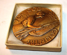 1925 Us American Legion School Award Bronze Medal And American Legion Pin