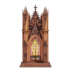 Rolife Twin-tower Cathedral 3d Wooden Puzzle Diy Miniature Dollhouse Kit Toy