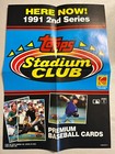 One 1991 Stadium Club Series 2 Baseball Card Dealer Promo Poster