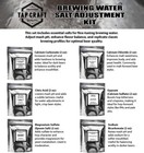 Tapcraft Beer Brewing Salts For Water Adjustment And Building