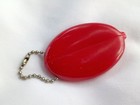 ---vtg Montana     Big Sky Country Kwikoin Rubberized Coin Purse Keychain