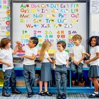 Animal Alphabet Numbers Shape Color Wall Decals Stickers For Kids Room D  cor Le