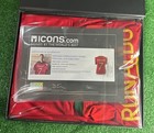 Cristiano Ronaldo Back Signed Autographed Portugal Soccer Jersey With Coa Icon