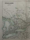 1897 Ontario   Quebec Original Antique Map By A   C Black