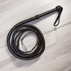 Indiana Jones Bullwhip Genuine Leather Dark Brown 08 Plait Bull Whip 6 8 10 Ft
