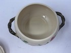 Vintage Franciscan Rose Flat Soup Tureen W lid Handles-no Serving Spoon-12  Lrg