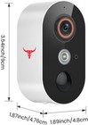 2 Pack Wireless Security Camera System Smart Night Vision Outdoor Wifi Cameras