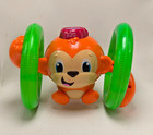Kids Ii Bright Stars Rolling Monkey Children s Light Up Musical Toy Works 7   