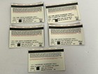 Walt Disney World Park Hopper Used Readmission Tickets Lot Of 5 2005 2006