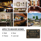 Porch Therapy Session In Progress- Metal Sign 8x12 - New