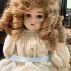 Antique Ernst Heubach German Bisque Head Doll Horseshoe Marking 1901