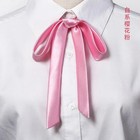 Satin Bow Tie Gambler Western Cowboy Necktie Ribbon For Wedding Men Shirts Suit