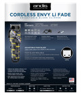 Andis 73095 Cordless Envy Li Fade Adjustable Blade Hair Clipper Andis Nation New