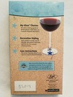Dolphin Wine Glass Charms Drink Markers Ocean Beach Cottage Seascape Set Of 6