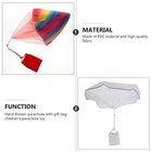 2pcs Parachute Toy Kids Hand Throw Parachute Outdoor Throwing Toys With Gift Bag