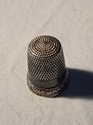 Sterling Silver Thimble Simons Bros  priscilla  Pat  May 31  1898  Size 10