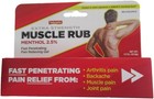 Muscle Rub Gel  Extra-strength  2 5  Menthol  1 5 Oz  Fast Pain Relief