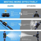 20-90ft Outdoor Patio Water Mister Mist Nozzle Misting Cooling System Fan Cooler