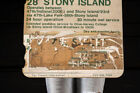 Vintage Chicago Cta Bus Stop Sign    28 Stony Island