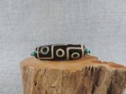 9 Eyes Antique Tibetan Old Agate Dzi Bead Amulet Pendant Bracelet Gzi Bead D1