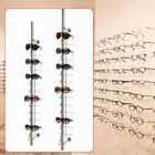 10pcs Aluminium Lockable Eyewear Eyeglasses Sunglasses Display Rod 12 14 18frame