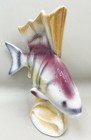 Lusterware Fish Planter Vase Mcm Japan 7 5  X 8 5  Vintage Ceramic