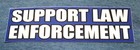 Support Law Enforcement Pro-trump Bumper Sticker-2
