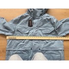Michael Kors Mens Resort 24 Chambray Hooded Field Jacket Blue Size Xxl Coat